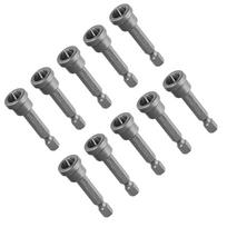 10Pcs 50mm PH2 Hex Shank Magnetic Screwdriver Bits Set for Drywall Plasterboard Locating