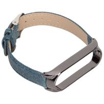 Denim Pattern Watch Bands Retro Wrist Straps Replacement for Xiaomi Mi Band 6 NFC Buckle StyleBlue įvairiaspalvis