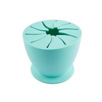 Vinyl Scrap Collector With Suction Cup Waste Storage Box Scrapbooking Tools žalia