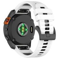 20 22 26 mm laikrodžio dirželis, skirtas Garmin Epix Pro 47 mm 51 mm Gen2 QuickFit laikrodžio apyrankė, skirta Fenix ​​7X 7 Pro 6X 6 6S Pro 5X 3HR D2 965 correa 20MM Fenix 7s 6s 5s balta