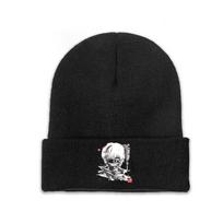Tokyo Ghoul Kaneki Knitted Hat for Women Unisex Beanies Winter Hats Polyester  Crochet Cap One Size