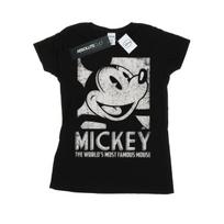 Disney Womens/Ladies Mickey Mouse Most Famous Cotton T-Shirt S juoda