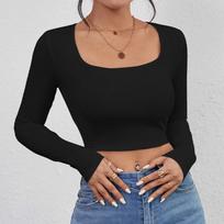 Long Sleeve Shirts For Women Cute Print Graphic Tees Blouses Casual Plus Size Basic Tops Pullover L juoda