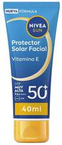 Kremas įdegio priežiūrai veidui Nivea Sun Protector Solar Facial SPF50+, 40 ml