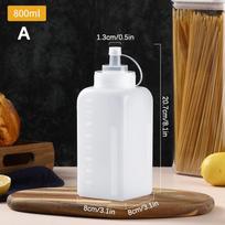 800/1000 ml spaudžiami padažų buteliukai, pagardų dozatorius, didelė anga, apsaugoti nuo dulkių, virtuvės prieskonių, salotų padažo, alyvuogių aliejaus buteliukas