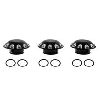 Fits For 2019-2021 Can-Am Ryker CNC Aluminum Axle Caps Set Replaces Part# 41-411 black