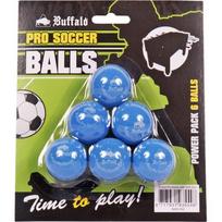 Stalo futbolo kamuoliukų rinkinys Buffalo Pro, mėlyni, 6 vnt.