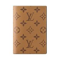 Louis Vuitton Passport Cover Brown Monogram Reverse Canvas Unisex Wallets M26571 Basic Set (Bag+Dust Bag)
