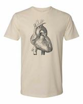 Cottage Cult Clothing Tee T Shirt Cotton Medical Anatomy Victorian Art Heart #4 2XL