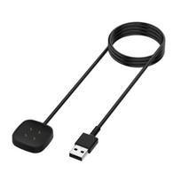 Įkrovimo kabelis Daugiaapsauga, plyšimui atspari magnetinė įkrovimo bazė, skirta Fitbit Sense 2 / Fitbit Sense / Fitbit Versa 4 / Versa 3 30cm
