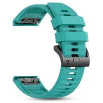 26mm 22mm Quickfit Watch Band For Garmin Forerunner 970 955 965 Strap Fenix 8 7X E 6 6X/Quatix/Descent/Tactix Silicone Bracelet 1pecs QuickFit 22mm blue