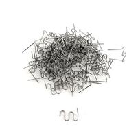 Nerūdijančio plieno karšto segtukų laikiklis automobilio buferio remontui plastikiniam suvirinimui 0,6 mm S banga 1000pcs