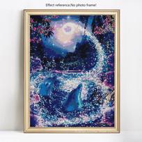 Diamond Embroidery Landscape Diamond Painting Full Round New Arrival Diamond Mosaic 20X30CM gray