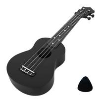 Ukelele 21Inch 4 String Acoustic Ukulele Small Guitar For Children's Beginner Instrument juoda