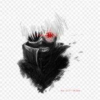 Drawing Tokyo Ghoul Ken Kaneki Tokyo Ghoul Iron On Patches For Clothing Applique Stickers On Clothes Heat-Sensitive Custom Patch
