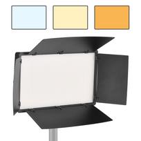 Andoer LED-800 LED vaizdo apšvietimas profesionalus fotografijos šviesos skydelis 800 vnt ryškios šviesos karoliukai EU Plug juoda