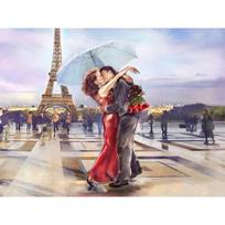 Full Round Diamond Landscape Paris Tower 5D DIY Diamond Painting Diamond Embroidery Home Decor Gift Cross Stitch Mosaic Full Round 20x30CM gray