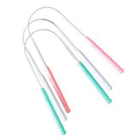 Saugus liežuvio valiklis, elastingas odai palankus liežuvio kailio valymas 3Pcs/1 Set white