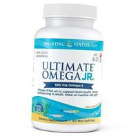 Omega vaikams, Ultimate Omega Junior, Nordic Naturals 90gelcaps Strawberry (67352023) 90softgels Strawberry