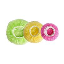 Daugkartinio naudojimo elastingi maisto laikymo dangteliai, maišeliai šviežumui išlaikyti, elastingi kraštai, 60 vnt. One Size yellow