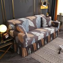 Elastic Spandex Sofa Cover For Living Room 1 /2 /3 /4 Seater Sofa Skirt Cover L -Shaped Corner Couch Slipcover For Couch Armchair 1Pc 1-seat 90-140cm gray