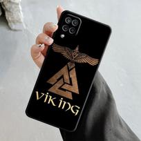 Telefono dėklas, skirtas Samsung Galaxy A70 A70s A50 A30s A04s A20s A20e A02 A02s A03 A42 M31 M13 dangtelis Viking Vegvisir logotipo medis Samsung M31 brown