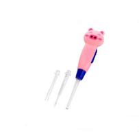 Mielas animacinis ausų vaško valiklis ausų valiklis Ear Pick Ear Wax Removal Tool Pig-Pink pink