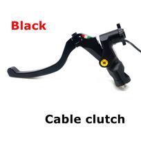 Universal Motorcycle  7/8 ; 22mm Cable Clutch Lever Perch Brake Lever For Honda Yamaha Kawasaki Hpk Dirt Bike Motorcros juoda