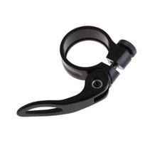 Bicycle Aluminum Alloy Quick 31.8mm MTB Bike Cycling Saddle Seat Post Clamp Quick Release QR Style auksas