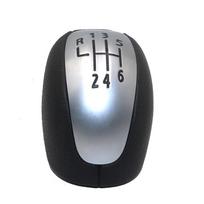 6 pavarų mechaninė pavarų perjungimo svirties galvutė, pavarų dangtelis, perjungimo svirtis Renault Laguna III MK3 juoda