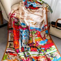 Aukštos kokybės prabangūs šilko šalikai galvos juosta Šalikai Kaklo Šalikas Moterims Grandinė Šilko Šalikas Moteriška dekoratyvinė skara 180*90cm juoda