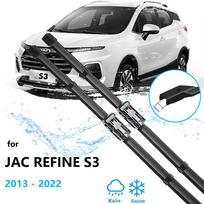 2x For JAC Refine S3 Heyue S30 DR4 T50 Sei 3 JS3 2013~2022 Front Wiper Replacement Blade Rubber Car Cleaning Accessories LHD LHD