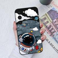 Samsung S23+ Ultra S22 S21 S20 Note 10 Lite 20 Ultra Cute Cartoon Pattern apsauginis skystas silikoninis galinis dangtelis Samsung GalaxyS23 telefono buferiui Samsung Note 10 Lite black