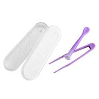 Kontaktinių lęšių talpyklė Naudinga higieniška mada kontaktinių lęšių segtukas kontaktinių lęšių dėklas XY Clip Stick rinkinio akinių dėžutė mergaitei violetinė