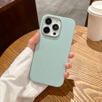 Magnetinis belaidžio įkroviklio dėklas, skirtas skystam silikonui Apple Magsafe dėklas, skirtas iPhone 15 12 13 14 Pro Max visiškai atsparus smūgiams apsauginis dangtelis iPhone 15 plus šviesiai žalios spalvos