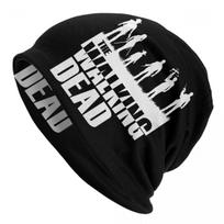 Horror TV Show The Walking Dead Skullies Beanies Caps Streetwear Winter Warm Unisex Women Knitted Hat Unisex Adult Bonnet Hats Beanies Hat white