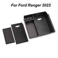 For Ford Ranger 2023 Armrest Storage Box Organizer Tray Interior Auto Tidying Container Holder Styling Car juoda