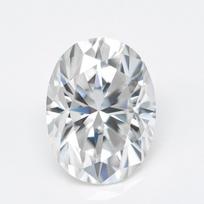 Cellacity ovalus baltas moissanitas 3A pliko akmens karoliai žiediniai auskarai su akmeniu per GRA sertifikatą 1.5 carat 6 X 8mm balta