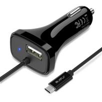 Automobilinis įkroviklis USB 20w C tipo laidas Greitas įkrovimas Samsung Xiaomi įkroviklio adapteriui USB automobilinio telefono įkroviklis juoda