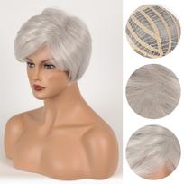 Moteriškas Europos perukas trumpas tiesus perukas HW560 1 pcs beige