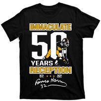 Franco Harris 50 Years Immaculate Reception Pittsburgh ZC1605 Unisex T-shirt S