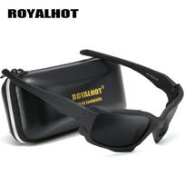 RoyalHot Unisex Polarized Sports Sunglasses with Case Vintage Sun Glasses Retro Eyewear Shades,UV400 geltona