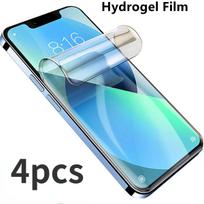 4 vnt. hidrogelio plėvelė iPhone 15 14 13 12 11 Pro XS Max Mini Ekranų apsauga iPhone 8 7 Plus X XR XS Max SE 2020 2022 Plėvelė samsung s20plus gryna