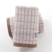 Striped Monogrammed Cotton Towel Pony Pattern Cartoon Absorbent Color Woven Bathroom Towel 35*75cm