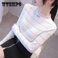 Women's Half Turtleneck Mesh Fungus Edge Bottoming Shirt Slim Fit Long Sleeve Knit Stretch Plus Size Sweater XXL smėlis