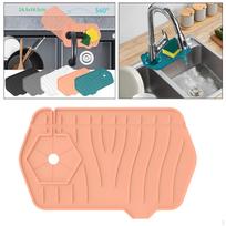 Absorbent Mat Gadget Draining Pads for Rag Brush rožinė