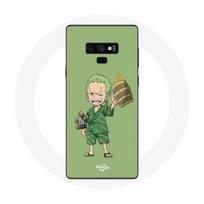 Coque - maniacase - Samsung Galaxy Note 9 - One piece Manga Roronoa Zoro - Souple - Noir juoda