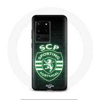 Coque Samsung Galaxy S20 Ultra scp sporting portugal lumineux fond noir juoda