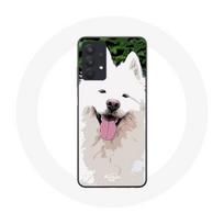 Coque pour Samsung Galaxy A32 5G Samoyède Blanc Race de chiens balta