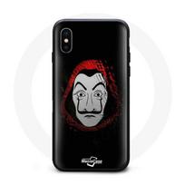 Coque Iphone XS max Masque La casa de papel raudona